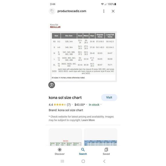 Small Kona Sol Blue Open Tie Back Swimsuit Bathing Suit Swimwear Padded - Picture 5 of 5